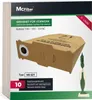 A product package for vacuum cleaner bags, showing the packaging and a representation of the vacuum cleaner. Produktbild-Vorschau