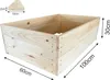 Lermowoood Hochbeet aus Holz 100x60x30 cm Natur – Produktbild-Vorschau 3
