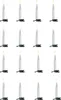 A grid of 16 LED candles, each with a black base and a clear candle body, against a white background. Podgląd zdjęcia produktu