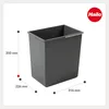Pojemnik wewnętrzny Hailo 1220969 szary 20 L 316 x 226 x Podgląd zdjęcia produktu 3