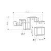Skye Decor, Wandregal aus 100% melaminbeschichtetem Produktbild-Vorschau 3