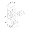 Skye Decor, JE135 - 3101, Weiß, Mehrzweckschrank, 60 x Produktbild-Vorschau 12