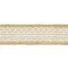 Juteband mit mittiger Spitze 4cm x 5m Rolle natur braun / Produktbild-Vorschau 5