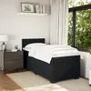 vidaXL Boxspringbett mit Matratze Schwarz 80x200 cm Samt Produktbild-Vorschau 3