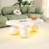MODFU Table basse - Éclairage LED Changeant Pieds Ronds - Voir les images du produit 2