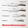 Matakumi  4dílná sada nožů v damascénském stylu – sada nožů Náhled obrázku produktu 5