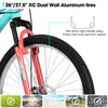 Hiland Damen Mountainbike 26 Zoll, Aluminium Rahmen 18 Gang Produktbild-Vorschau 3