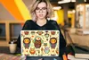 MuchoWow® Laptop Aufkleber Sticker Cover Eule - Kopfhörer - Produktbild-Vorschau 5