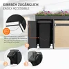 ML-Design cassonetto per rifiuti con tetto a fioriera per 3 Anteprima dell’immagine prodotto 4