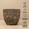 Teramico Vaso in Vetroceramica "Egg Pot" Marrone lava - Ø Anteprima dell’immagine prodotto 5