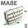 BigDean Sac de plage XXL 2 pièces grand sac de bain avec Voir les images du produit 3