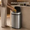 Five Stars® Mülleimer mit Sensor – 60 Liter – Abfalleimer Produktbild-Vorschau 2