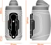 Fidlock Twist Bottle 450+ Uni Base black Podgląd zdjęcia produktu 5
