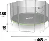 Trampolín de jardín Neo-Sport (465 cm) con red de seguridad Vista previa de la imagen del producto 3