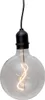 LED Leuchtkugel BOWL - Hängeleuchte - Filament LED - 12,5cm - Batterie - Timer - transparent - Außen Produktbild-Vorschau