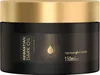 A black jar of Sebastian Professional Dark Oil Lightweight Mask with a gold lid. Podgląd zdjęcia produktu
