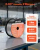 Fil fourré VEVOR 0,8 mm, fil de soudage MIG E71T-GS, bobine Voir les images du produit 2