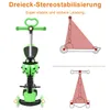 trottinette 5 en 1 pour enfants avec siège amovible barre Voir les images du produit 3