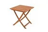 A wooden folding table on a white background. Produktbild-Vorschau