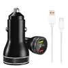 67W Turbocharge Autoladegerät Dual Usb Kfz Adapter für Produktbild-Vorschau 2