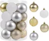 Baubles natalizi con ciondoli infrangibili Oro Argento Anteprima dell’immagine prodotto 1