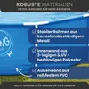 HAF - Swing Frame Pool rund Holz-Optik (Ø 366 cm, 91 cm Produktbild-Vorschau 4