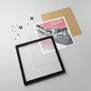 Gerahmtes Poster - Schwarzer Rahmen - Rosa Grau Farbe - Produktbild-Vorschau 4