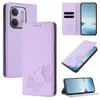 Étui en cuir pour Xiaomi Redmi 17C 5G, avec motif papillon, Voir les images du produit 2