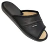 BOSACO Damen Hausschuhe aus Echtleder, Schwarz – bequeme Produktbild-Vorschau 1