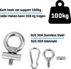 Kederleiste Haken, 8 Set 6 mm Edelstahl Markisenhaken Produktbild-Vorschau 5