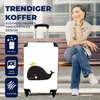MuchoWow® Koffer Handgepäck Trolley Rollkoffer Kleine Produktbild-Vorschau 2