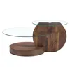 Moderner minimalistischer gehärteter Glas-Couchtisch, Produktbild-Vorschau 10