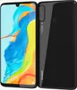 A black Huawei P30 Lite smartphone is shown from the front and back, displaying its screen and camera setup. Produktbild-Vorschau