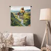 MuchoWow® Wandteppich Wandbehang Milchmädchen - Wasser - Produktbild-Vorschau 5