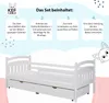 KEF Kinderbett OLAF Bett aus Holz mit Stauraum Jugendbett Produktbild-Vorschau 6