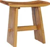 vidaXL Tabouret en teck massif - Tabouret - Tabouret de Voir les images du produit 7