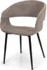 Milton & Oldbrook Esszimmerstuhl Pula Taupe Produktbild-Vorschau 1