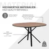 ML-Design Esstisch ausziehbar rund 100-140 cm Produktbild-Vorschau 7