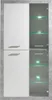 Vitrine Blanc brillantReproduction béton, 4 portes, Voir les images du produit 2
