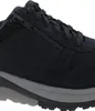 A close-up side view of a black men's shoe with a zipper. Produktbild-Vorschau
