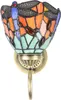 Vintage lampa ścienna szklane metalowe kolorowe fiolki E27 Podgląd zdjęcia produktu 3