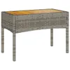 A product shot of a garden bench with a table. Náhľad obrázku produktu
