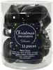 Weihnachtsanhänger Herzen Black schwarz 4 cm aus Glas - Produktbild-Vorschau 3