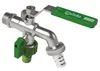 Dvojitý duální výstupní zahradní kulový kohout 1/2" x 3/4" Náhled obrázku produktu 1