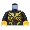 A LEGO minifigure torso with arms and a transparent neck stud, displayed against a white background. Podgląd zdjęcia produktu