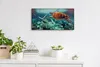 Dekor Leinwand Uhr Wandbilder 60x30 Gemälde Meer Produktbild-Vorschau 3