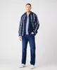 WRANGLER Herren, Sweatshirt ZIP THRU HOODIE, L, Blau, Produktbild-Vorschau 9