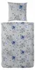 Hahn Bio Biber Bettwäsche Bergen blau 155x220 cm + 80x80 cm Produktbild-Vorschau 2
