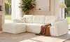 VASAGLE Modulares Sofa, Ecksofa mit Liege links, 244 cm Produktbild-Vorschau 1