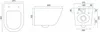 Vaso Wc Sospeso Rea Carlo Flat Brush Gold Anteprima dell’immagine prodotto 6